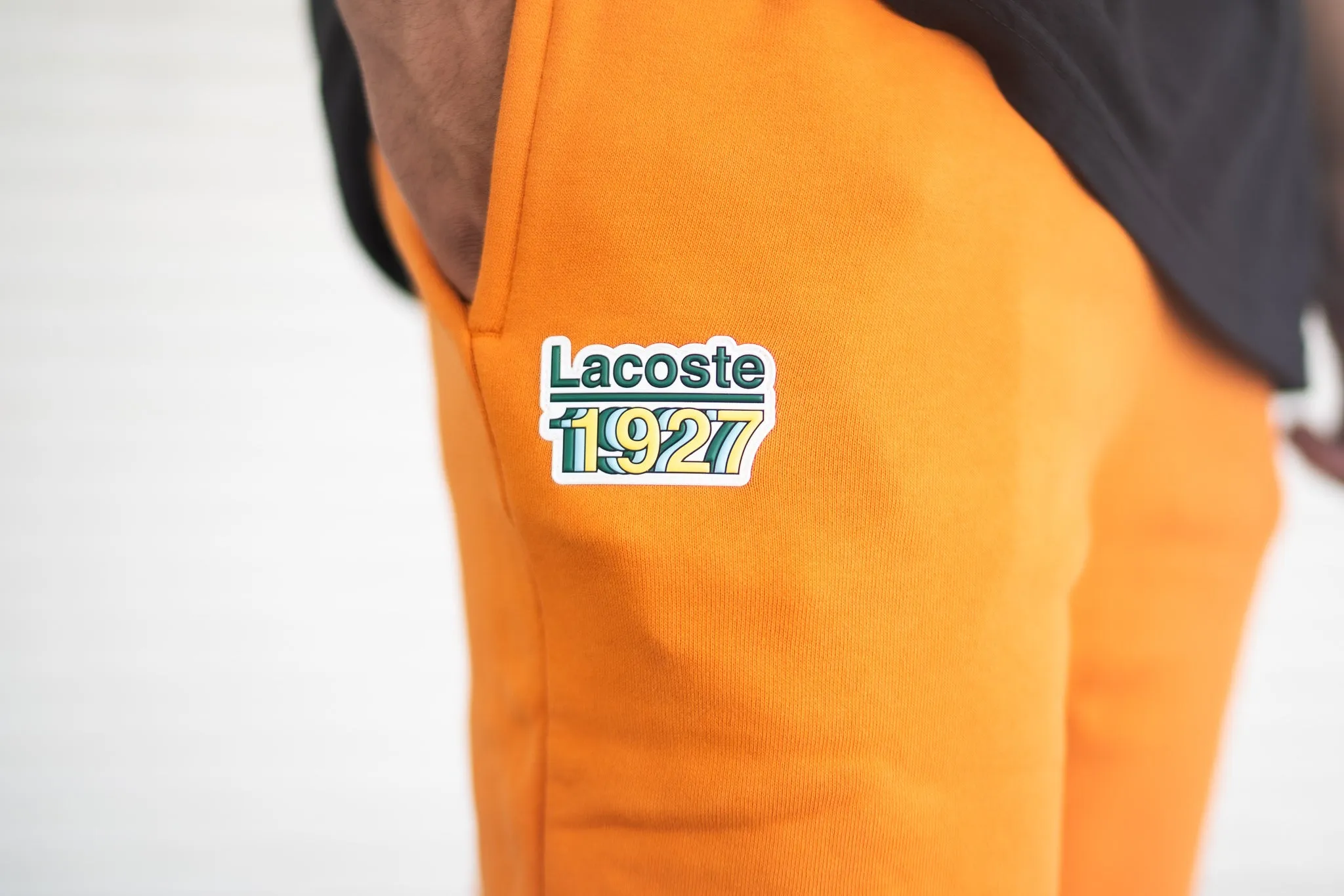 Lacoste 1927 Sweat Shorts (Orange)