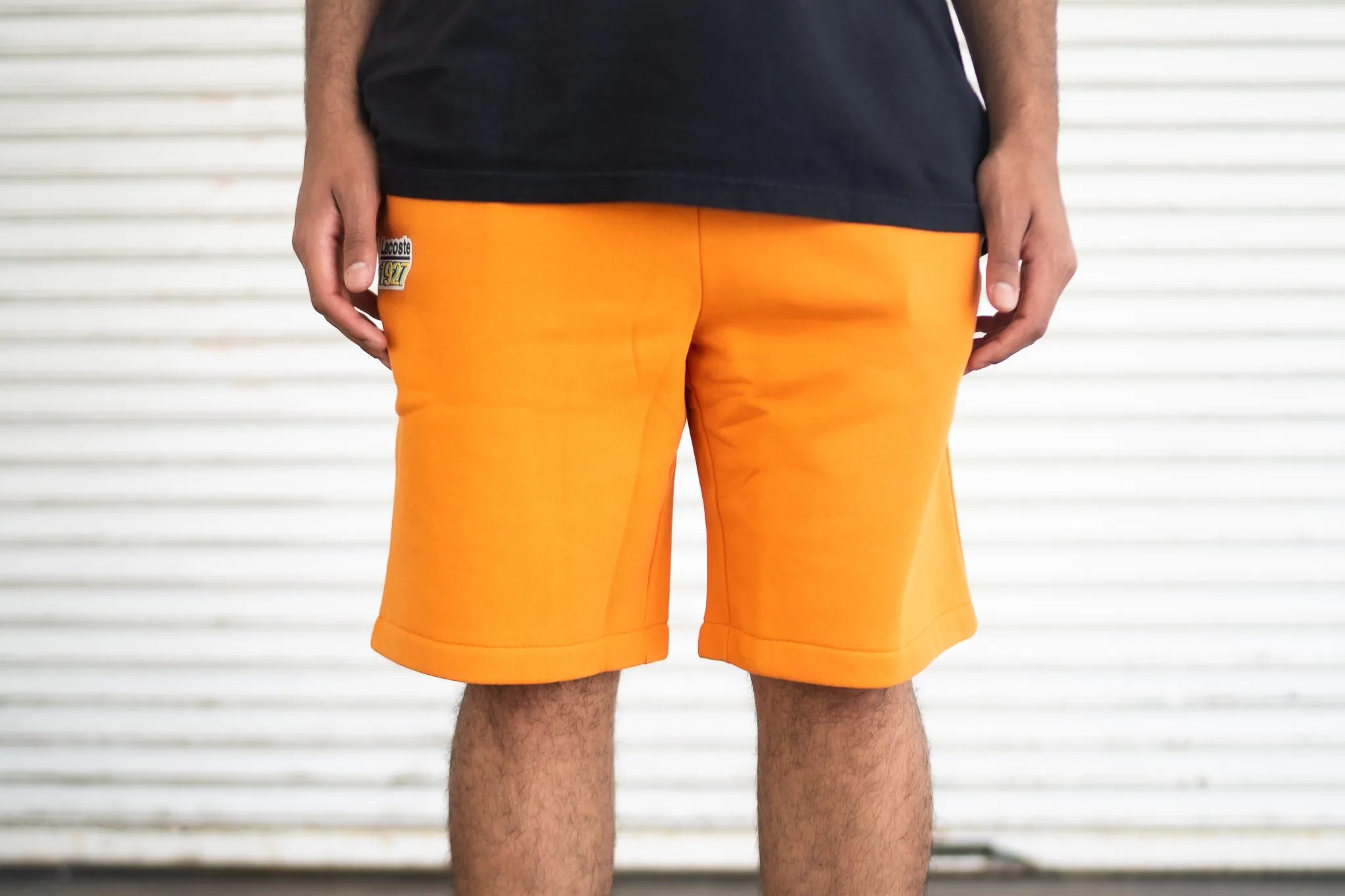 Lacoste 1927 Sweat Shorts (Orange)