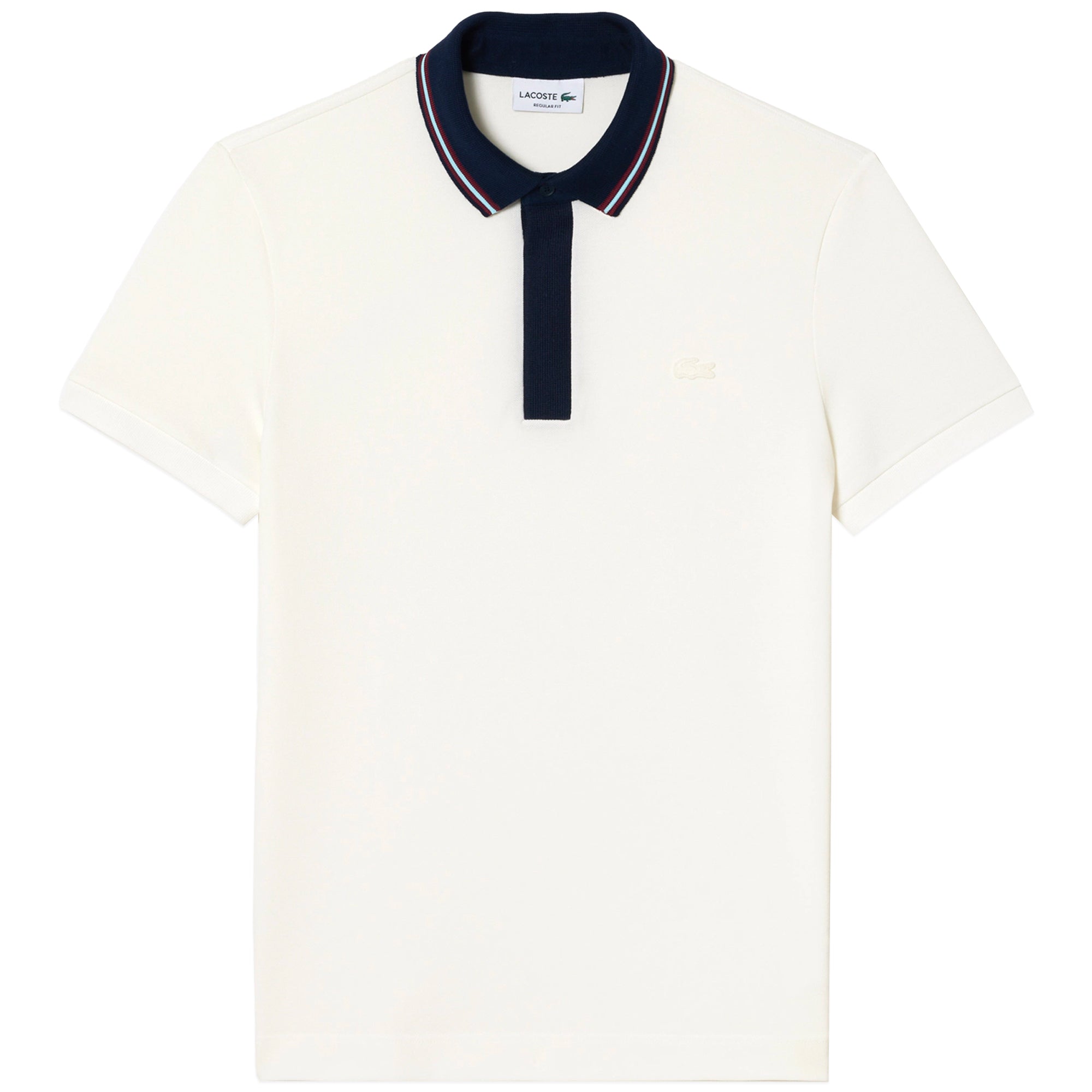 Lacoste Contrast Collar Paris Polo PH1125 - Flour