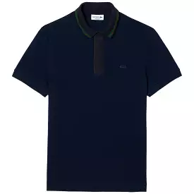 Lacoste Contrast Collar Paris Polo PH1125 - Navy