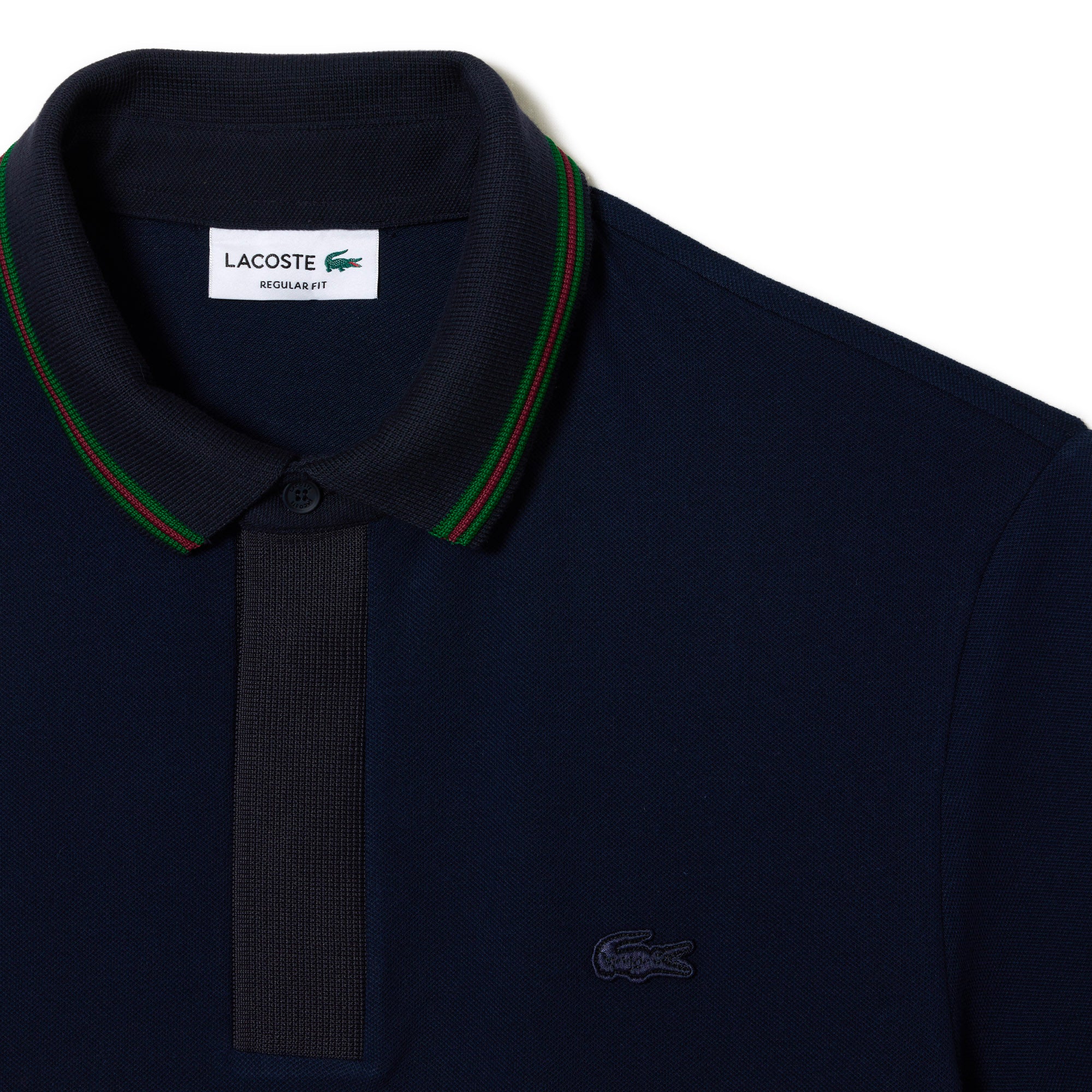 Lacoste Contrast Collar Paris Polo PH1125 - Navy