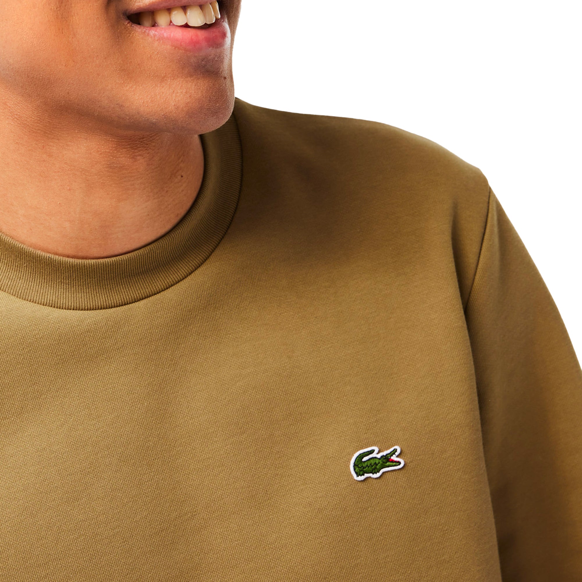 Lacoste Crew Sweat SH9608 - Cookie