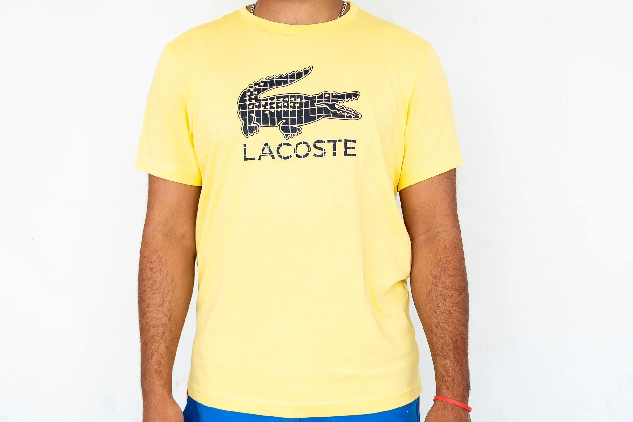 Lacoste Graphic Tee (Yellow)