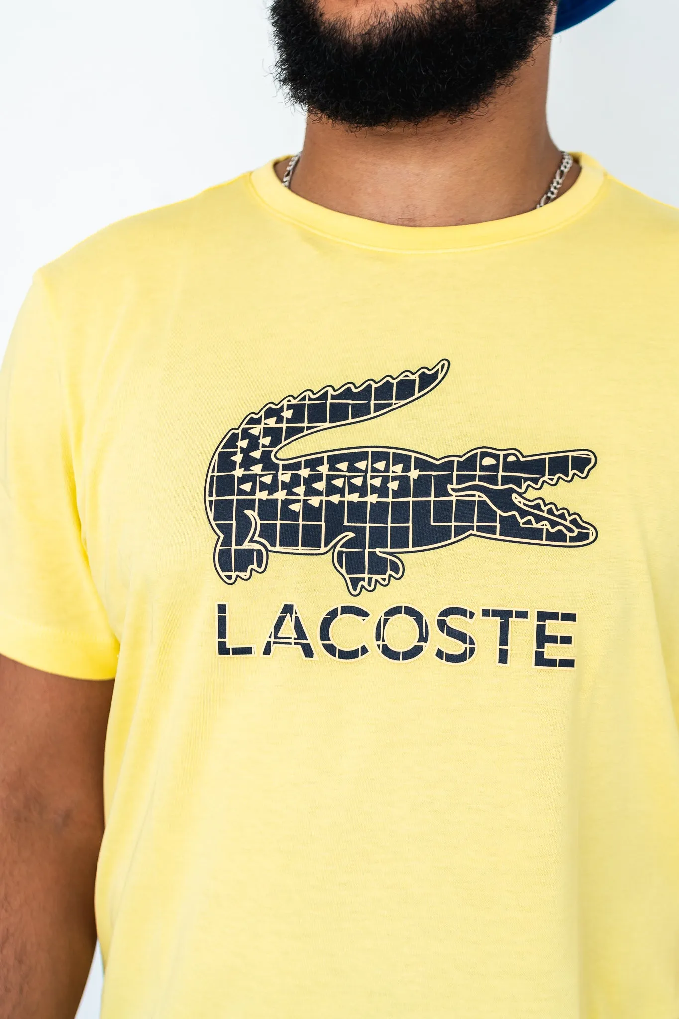 Lacoste Graphic Tee (Yellow)