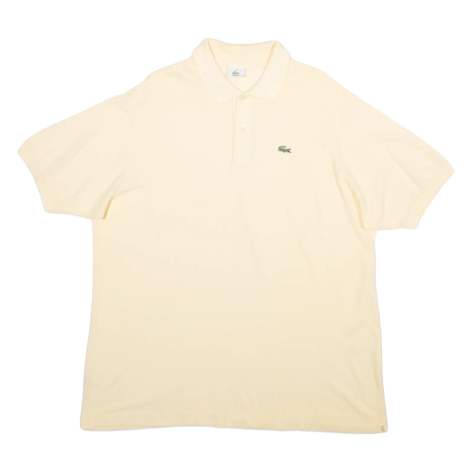 LACOSTE Mens Polo Shirt Yellow 2XL