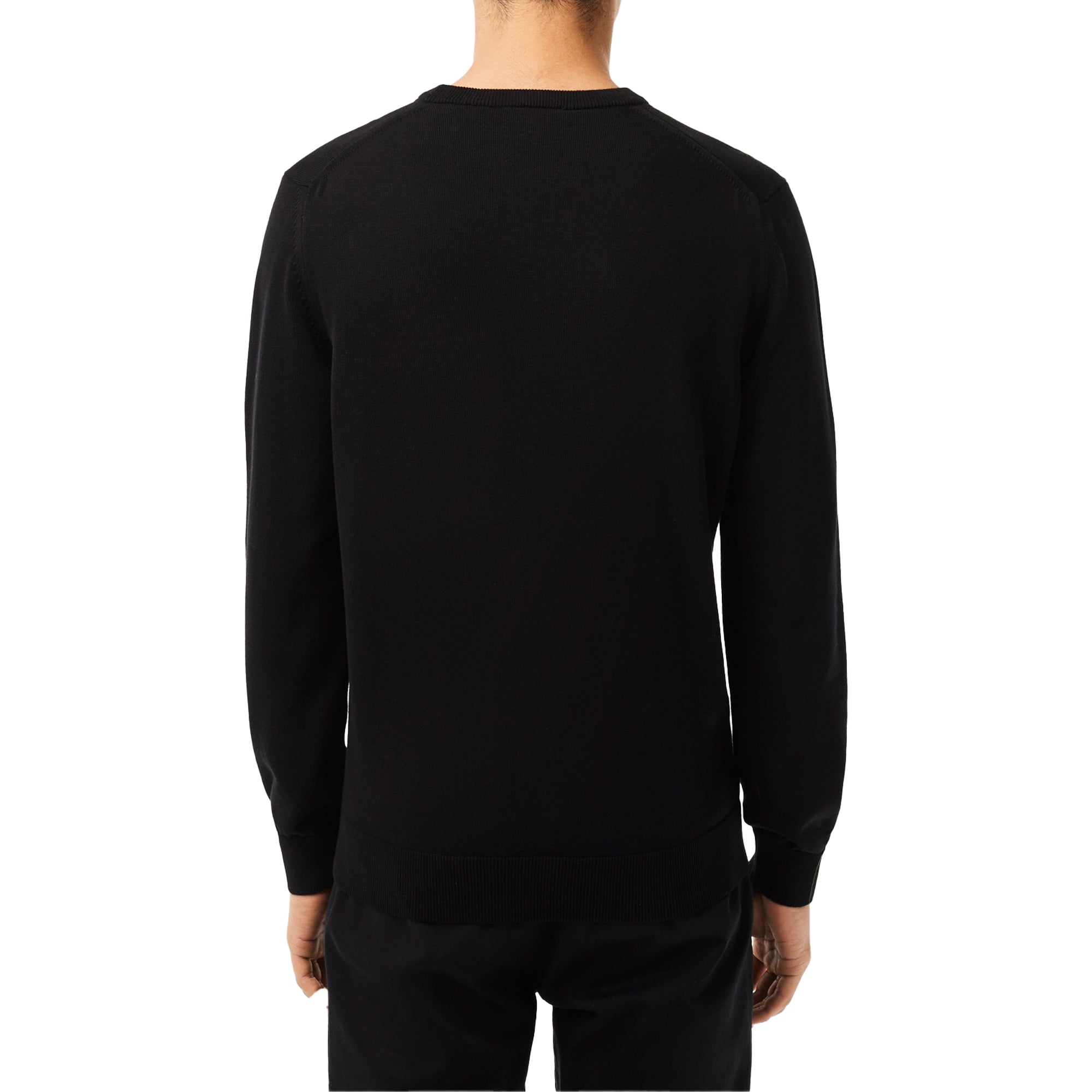 Lacoste New Cotton Crew Knit AH1985 - Black