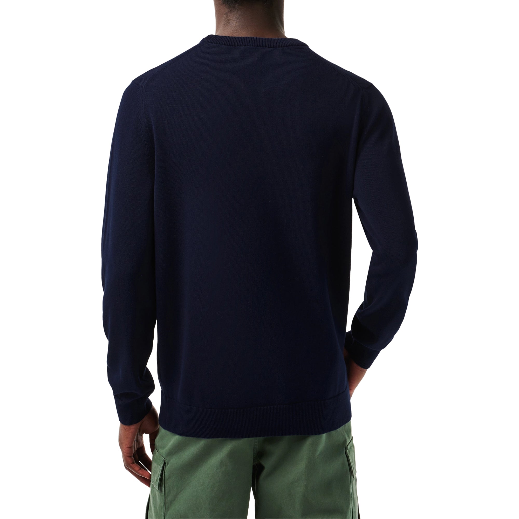 Lacoste New Cotton Crew Knit AH1985 - Navy