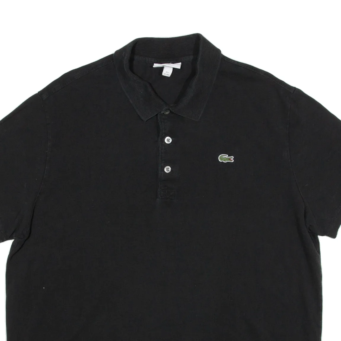 LACOSTE Slim Fit Mens Polo Shirt Black 2XL