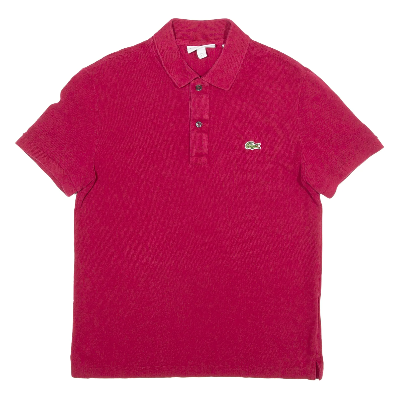 LACOSTE Slim Fit Mens Polo Shirt Red S