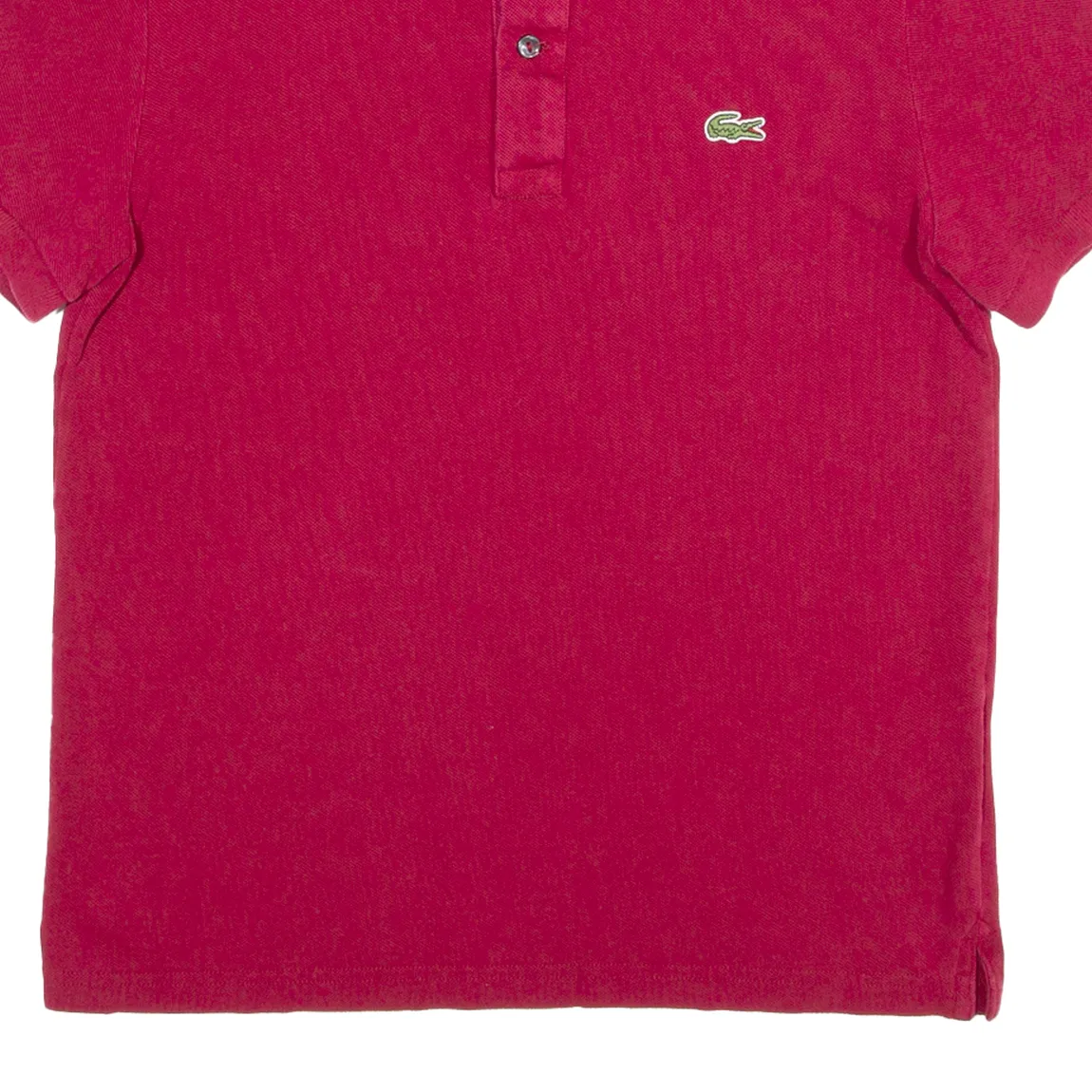 LACOSTE Slim Fit Mens Polo Shirt Red S