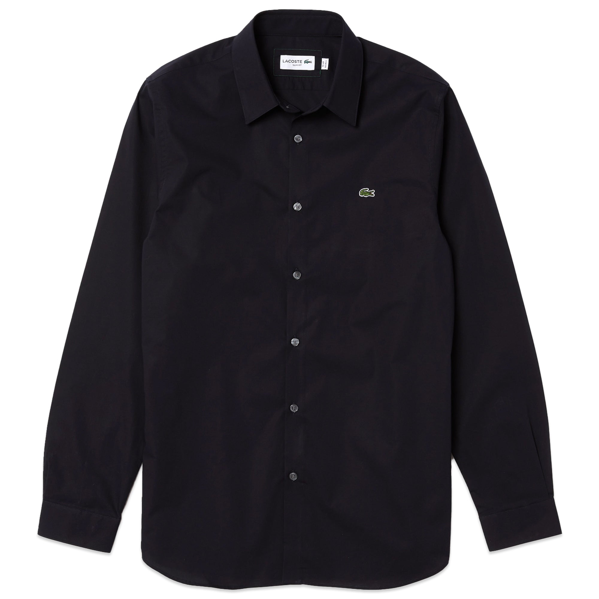 Lacoste Stretch Poplin Slim Fit Shirt CH2668 - Very Dark Navy Blue