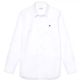 Lacoste Stretch Poplin Slim Fit Shirt CH2668 - White