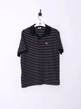 Lacoste Stripes Black Poloshirt