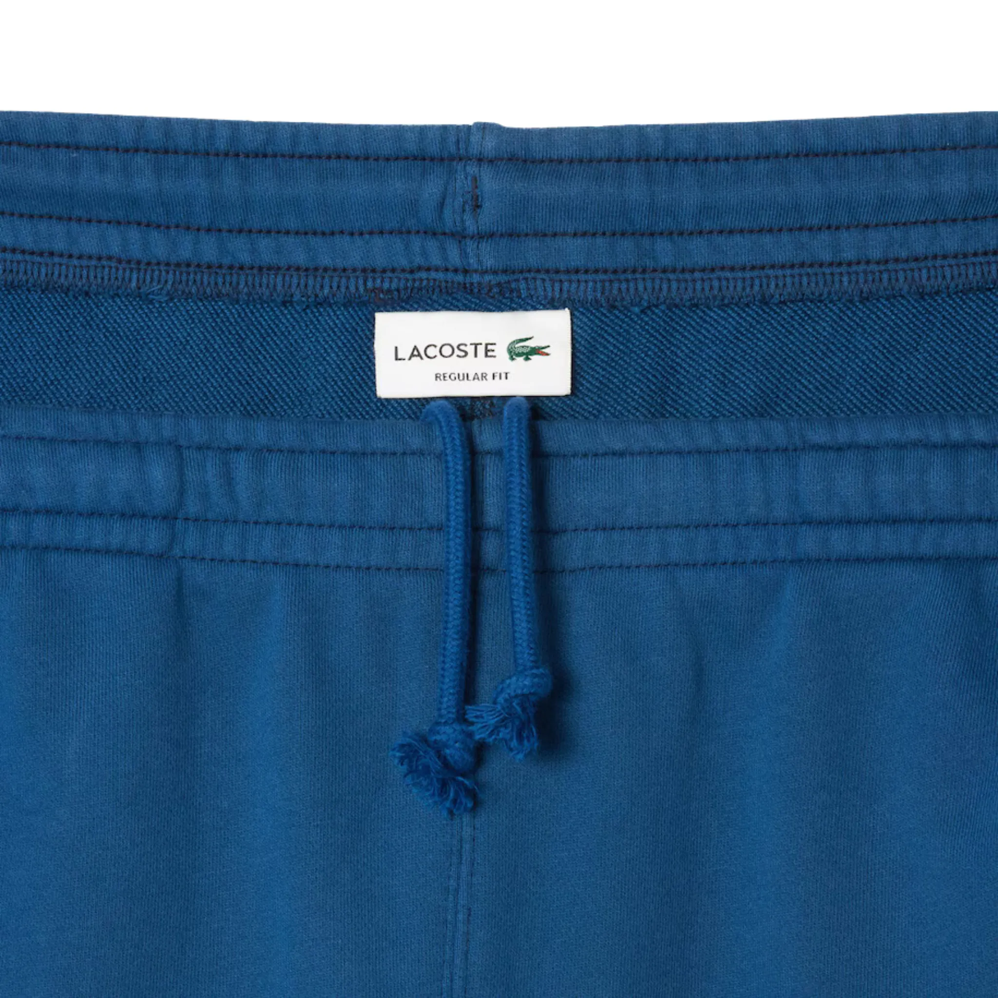 Lacoste Washed Effect Printed Shorts (Blue) - GH7526