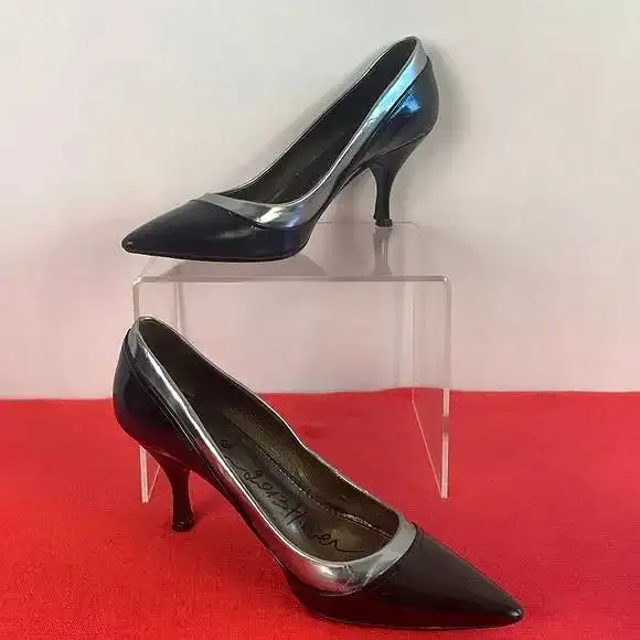 Lanvin Black Silver As Is Pumps