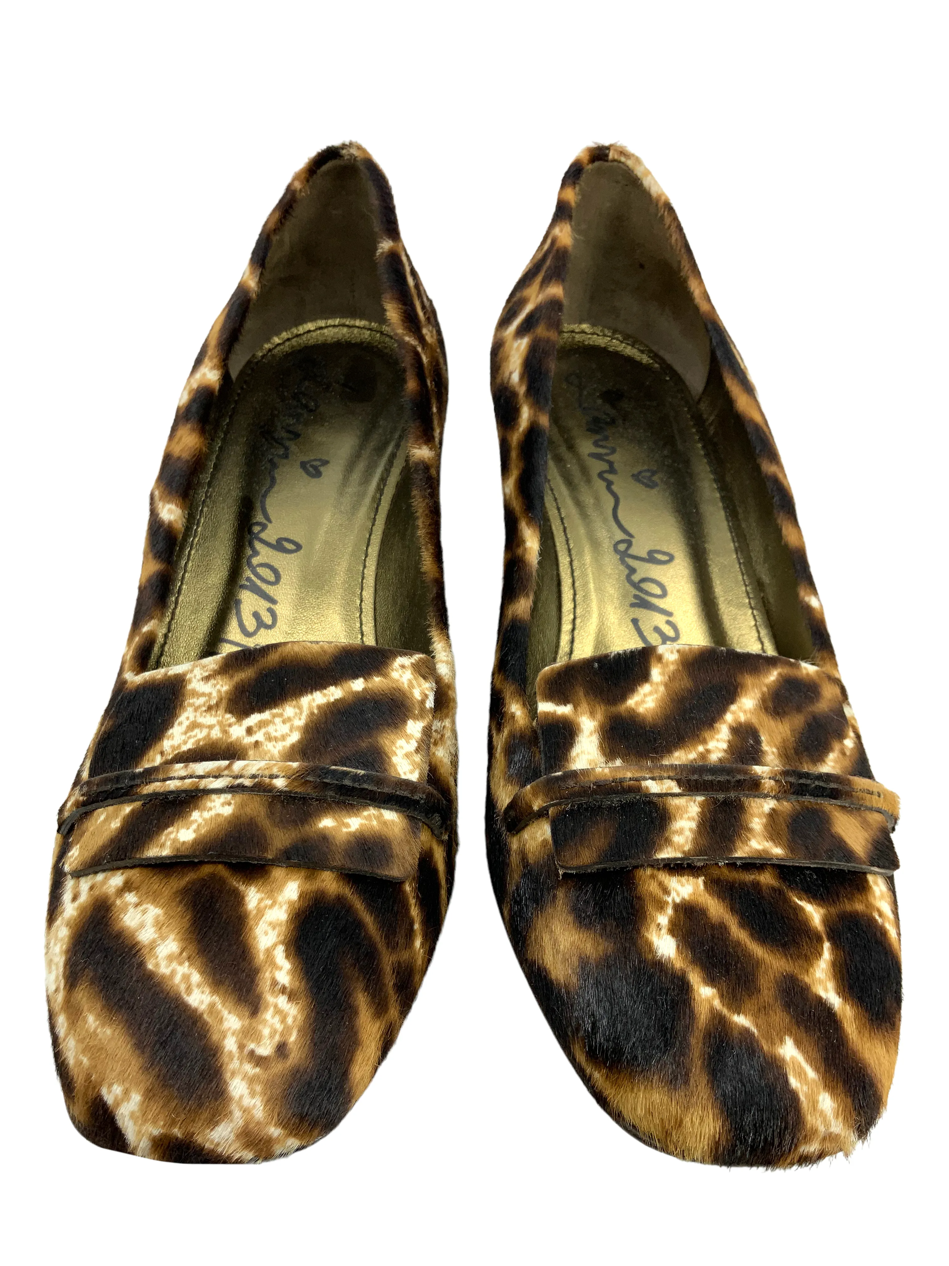 LANVIN Calf Hair Loafer Pumps Size 8.5