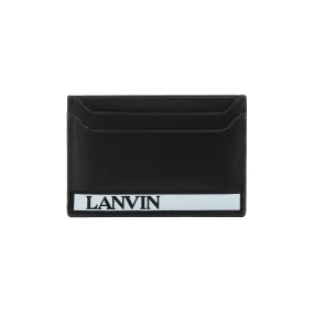 Lanvin Logo Printed Card Holder