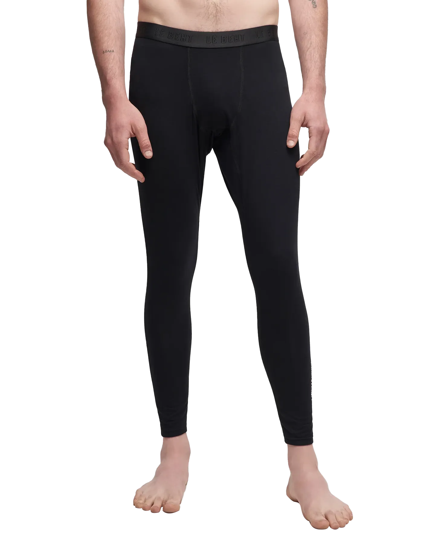 Le Bent Men's Core Lightweight Bottom - Black | Shop Long Johns at Trojan Wake Ski Snow & Snow Skiers Warehouse