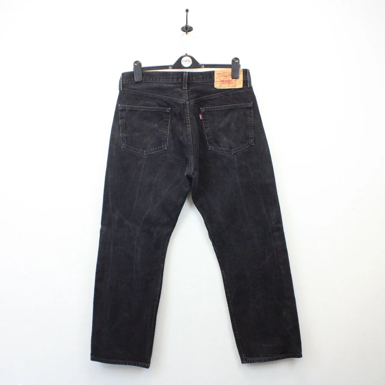 LEVIS 501 Jeans Black Charcoal | W36 L30