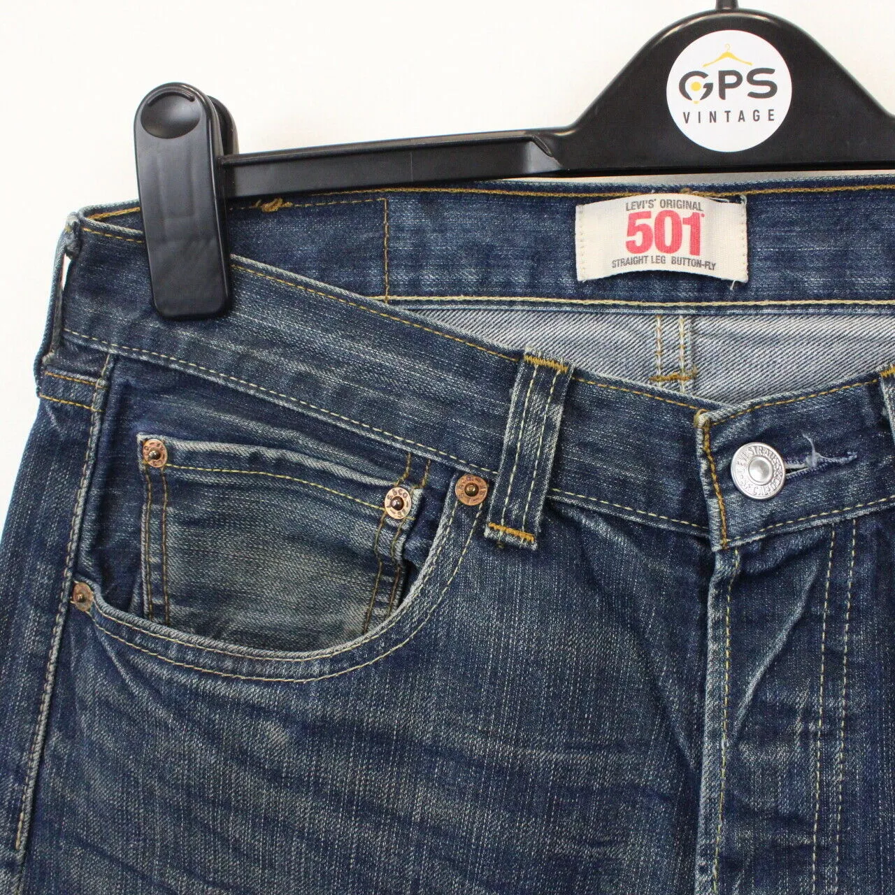 LEVIS 501 Jeans Dark Blue | W32 L32