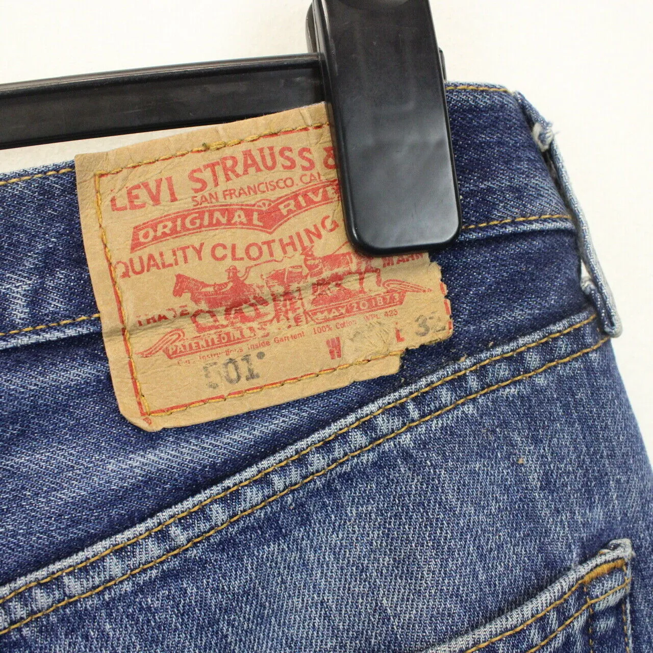 LEVIS 501 Jeans Mid Blue | W32 L32