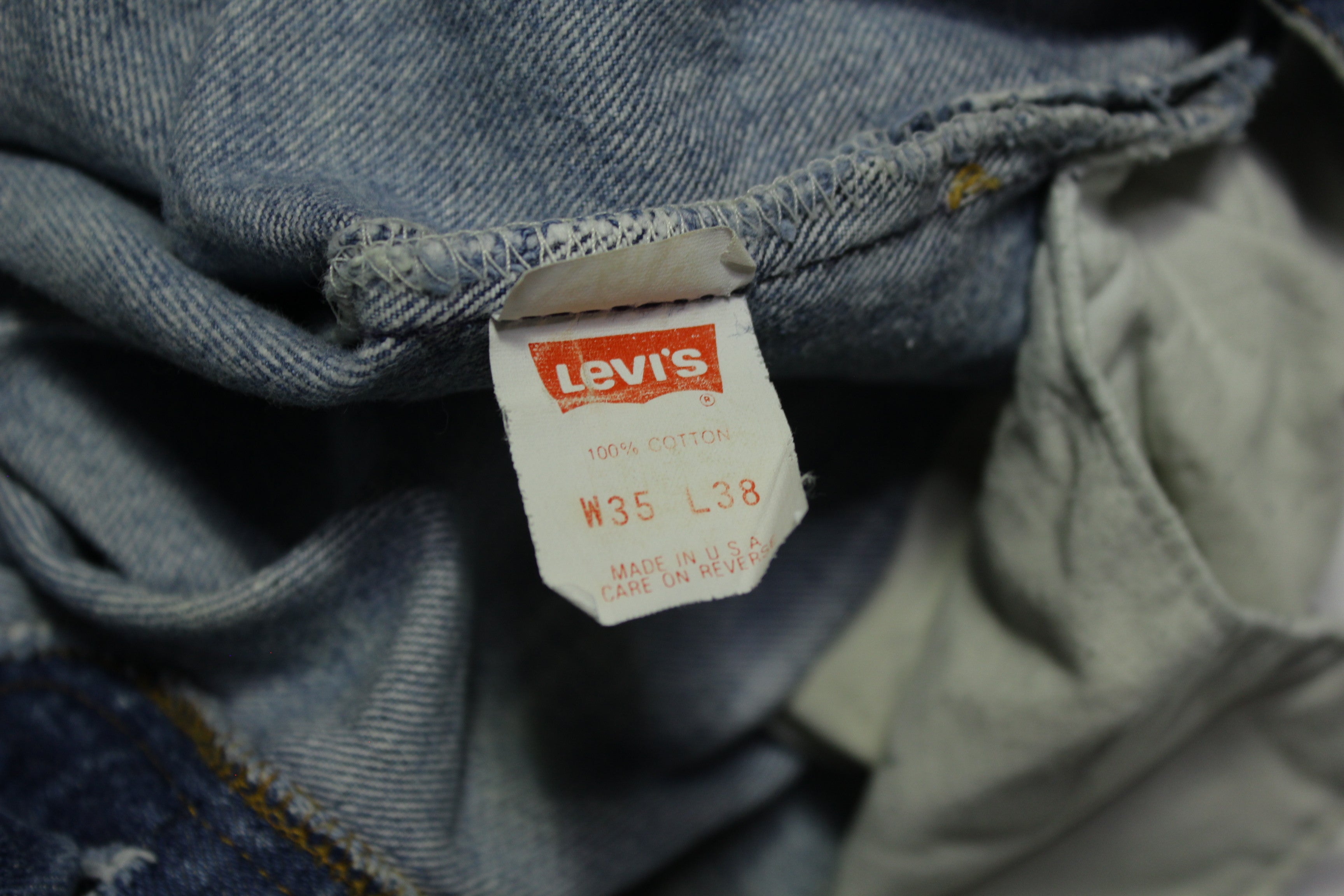 Levis 501xx Red Tab Vintage 80s Button Fly Denim Grunge Rocker Jeans