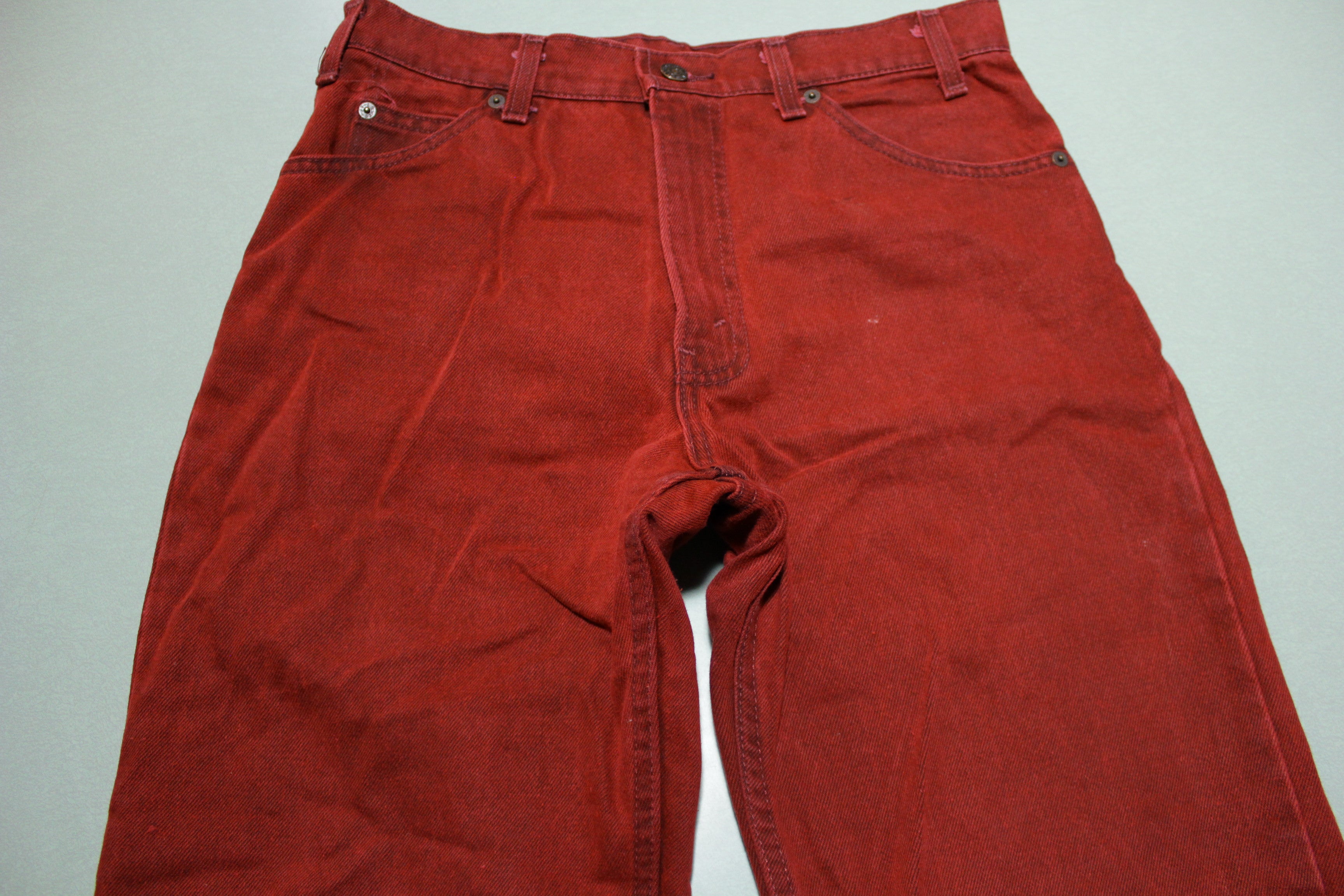 Levis 550 505 Vintage 90's Denim Grunge Punk Jeans Dark Wash Red VERY RARE