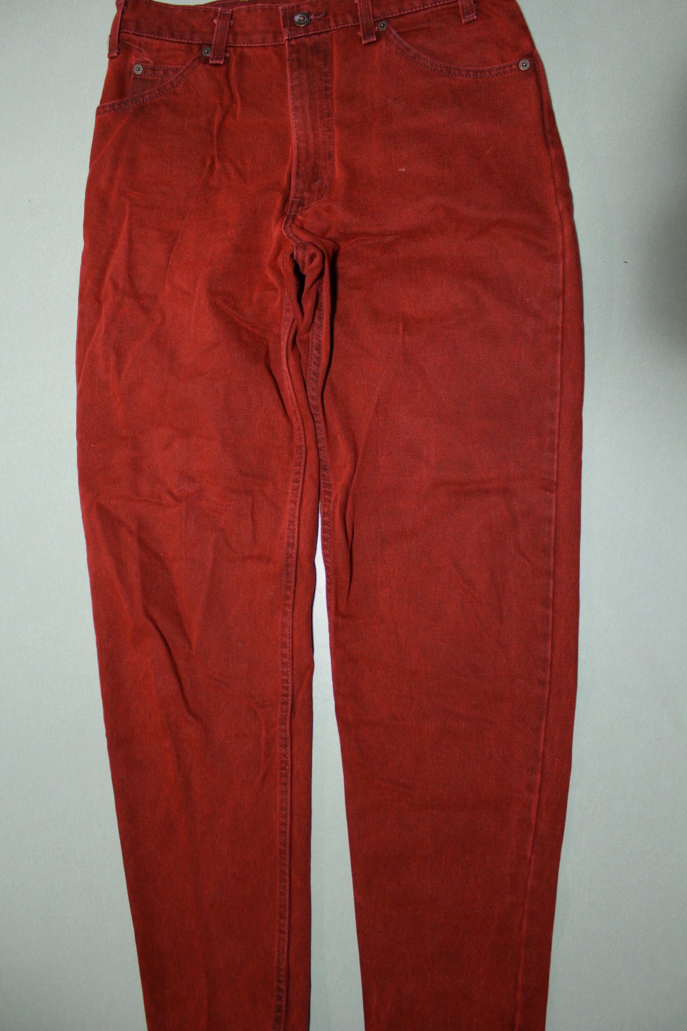 Levis 550 505 Vintage 90's Denim Grunge Punk Jeans Dark Wash Red VERY RARE