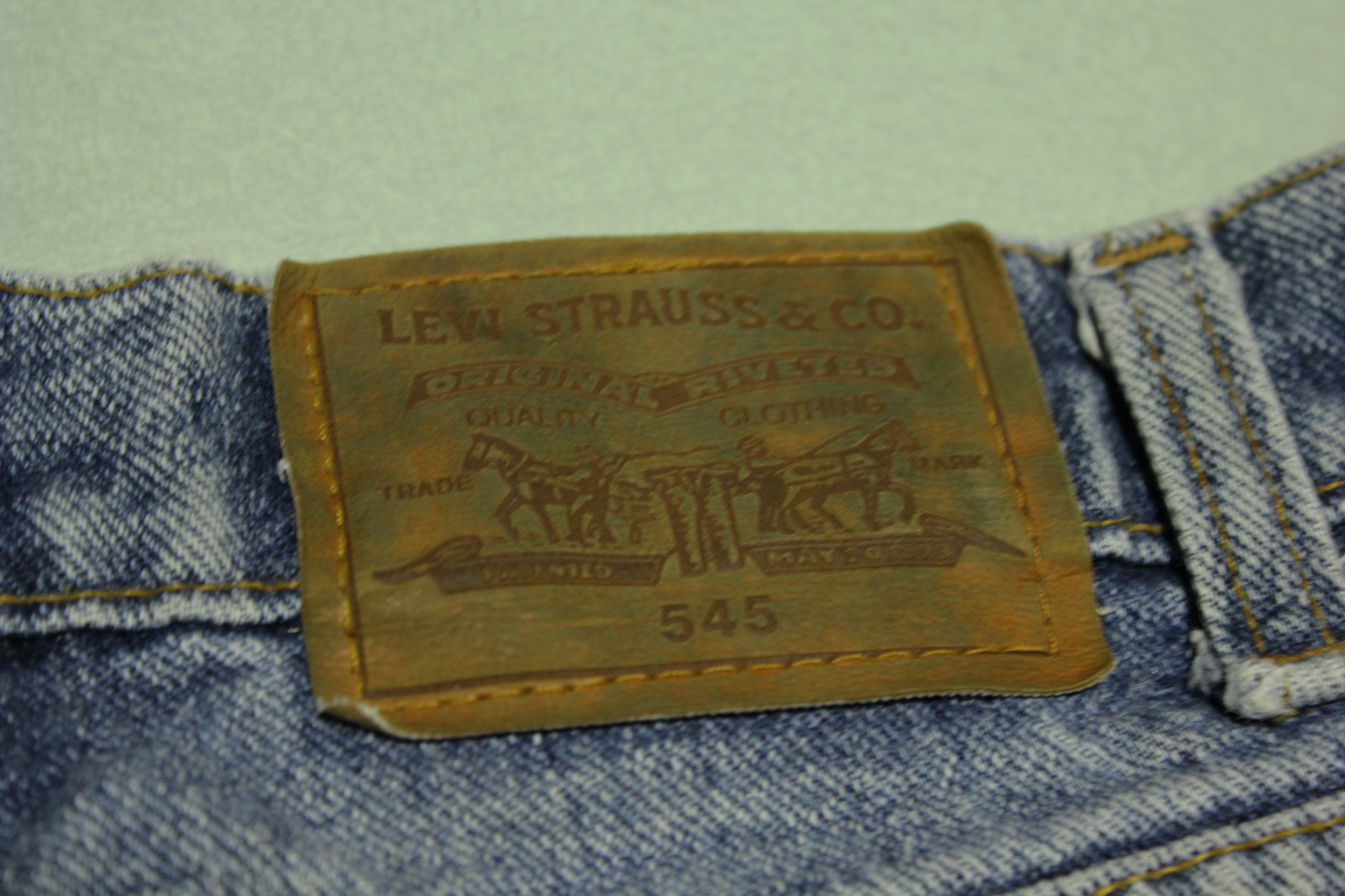 Levis 90s 545 Loose Fit Straight Leg Jeans. Vintage Grunge Punk Made in USA 32x33