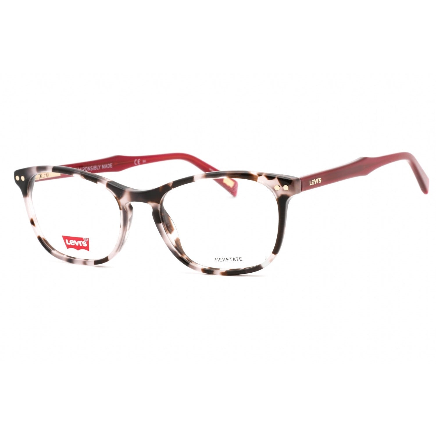 Levis LV 5026 Eyeglasses Pink Havana / Clear Lens