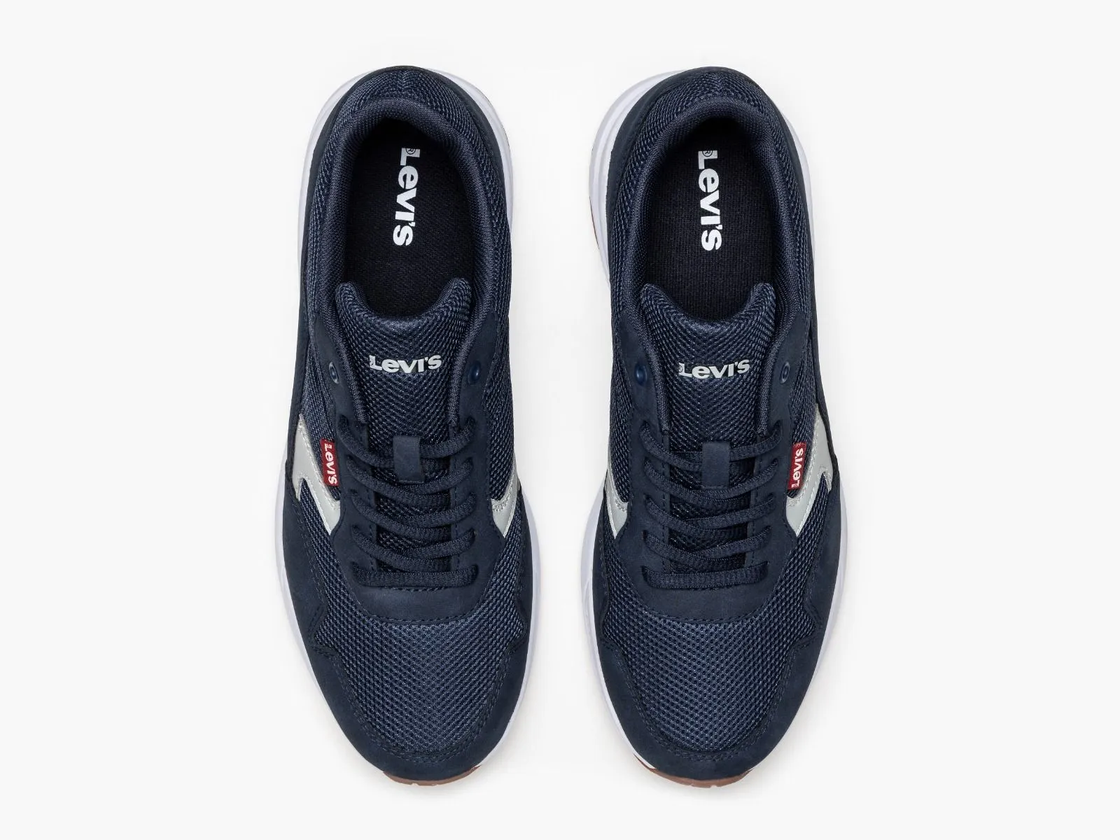 Levis Pine Lace Up Sneakers Navy Blue