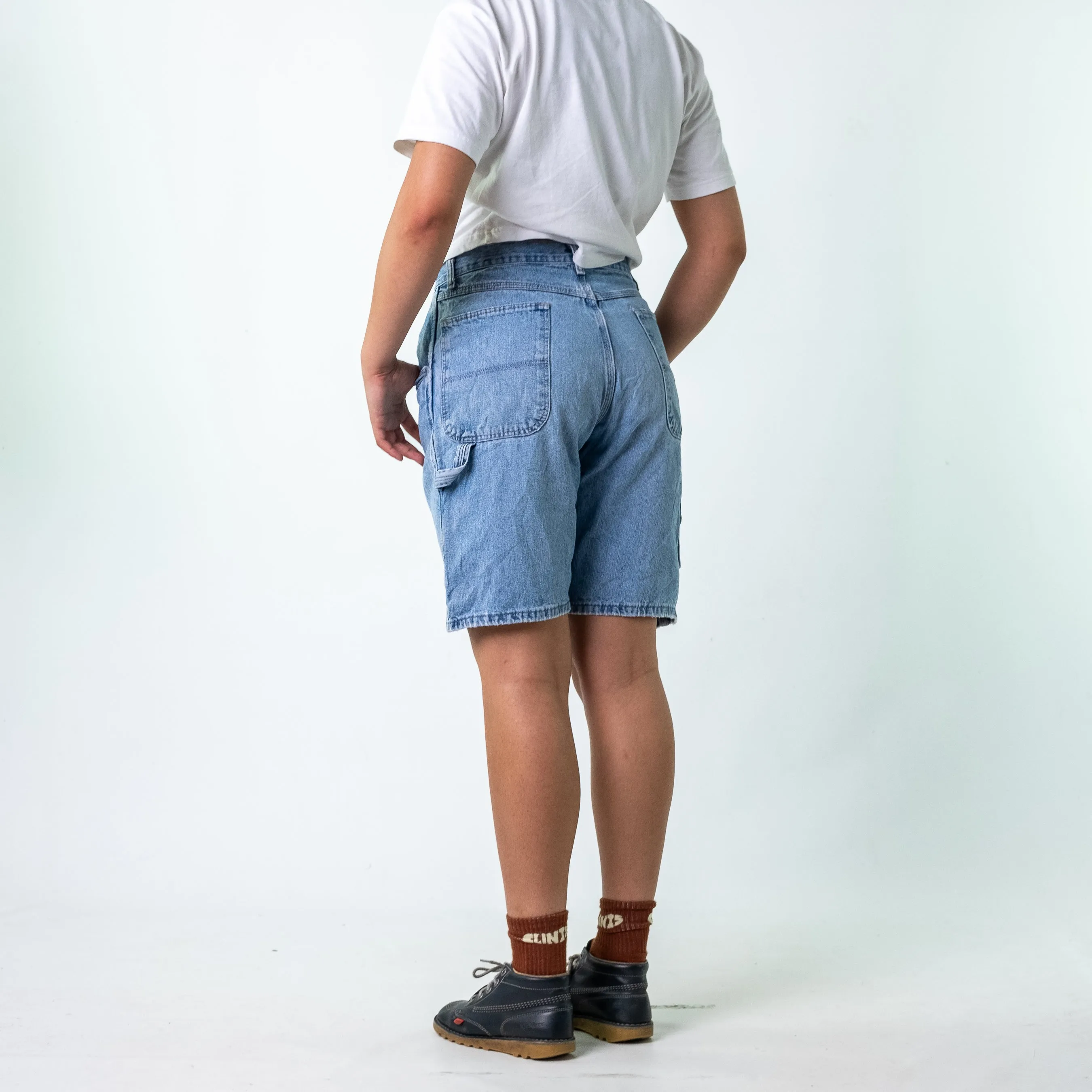 Light Blue 90s Wrangler Denim Jorts Shorts (32)