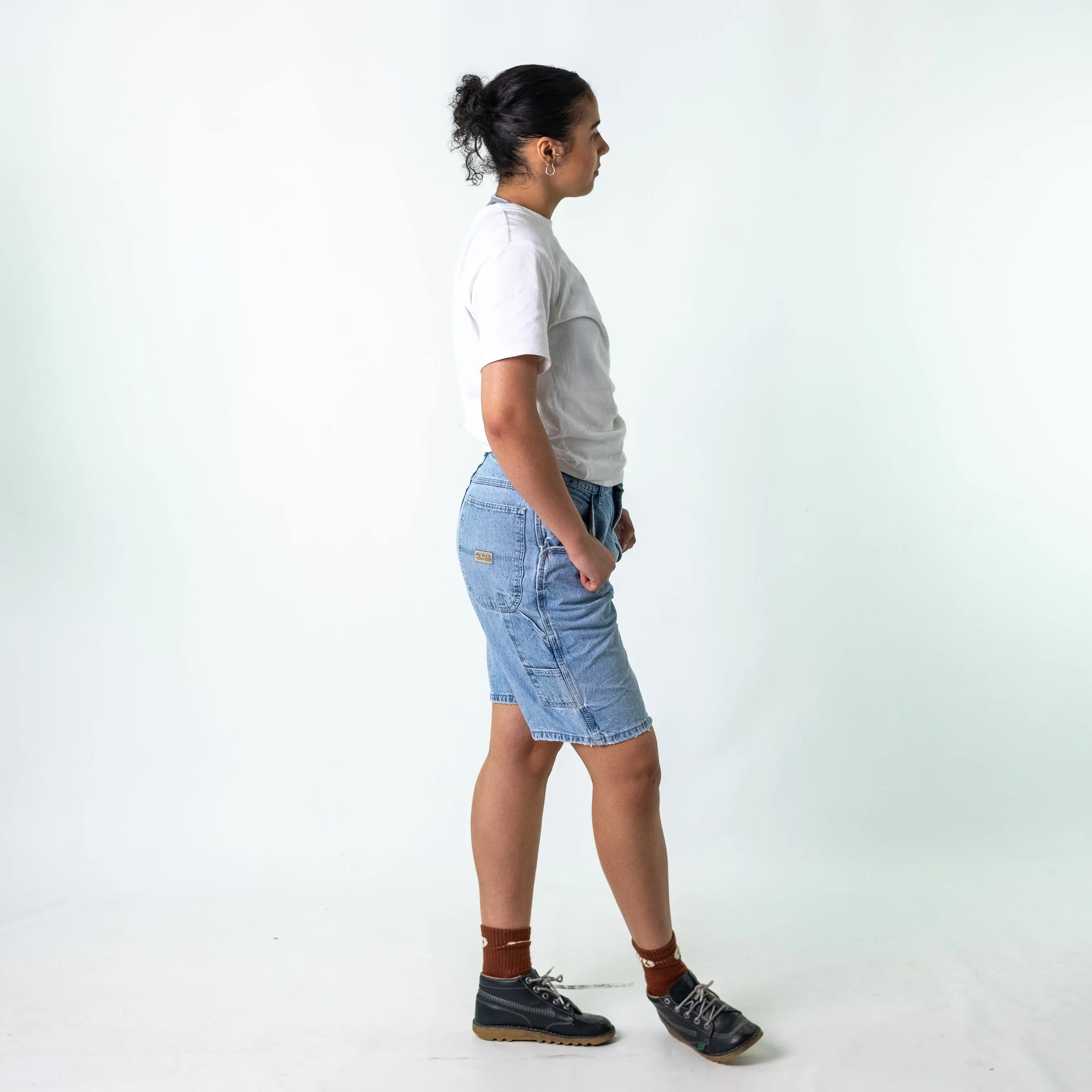 Light Blue 90s Wrangler Denim Jorts Shorts (32)