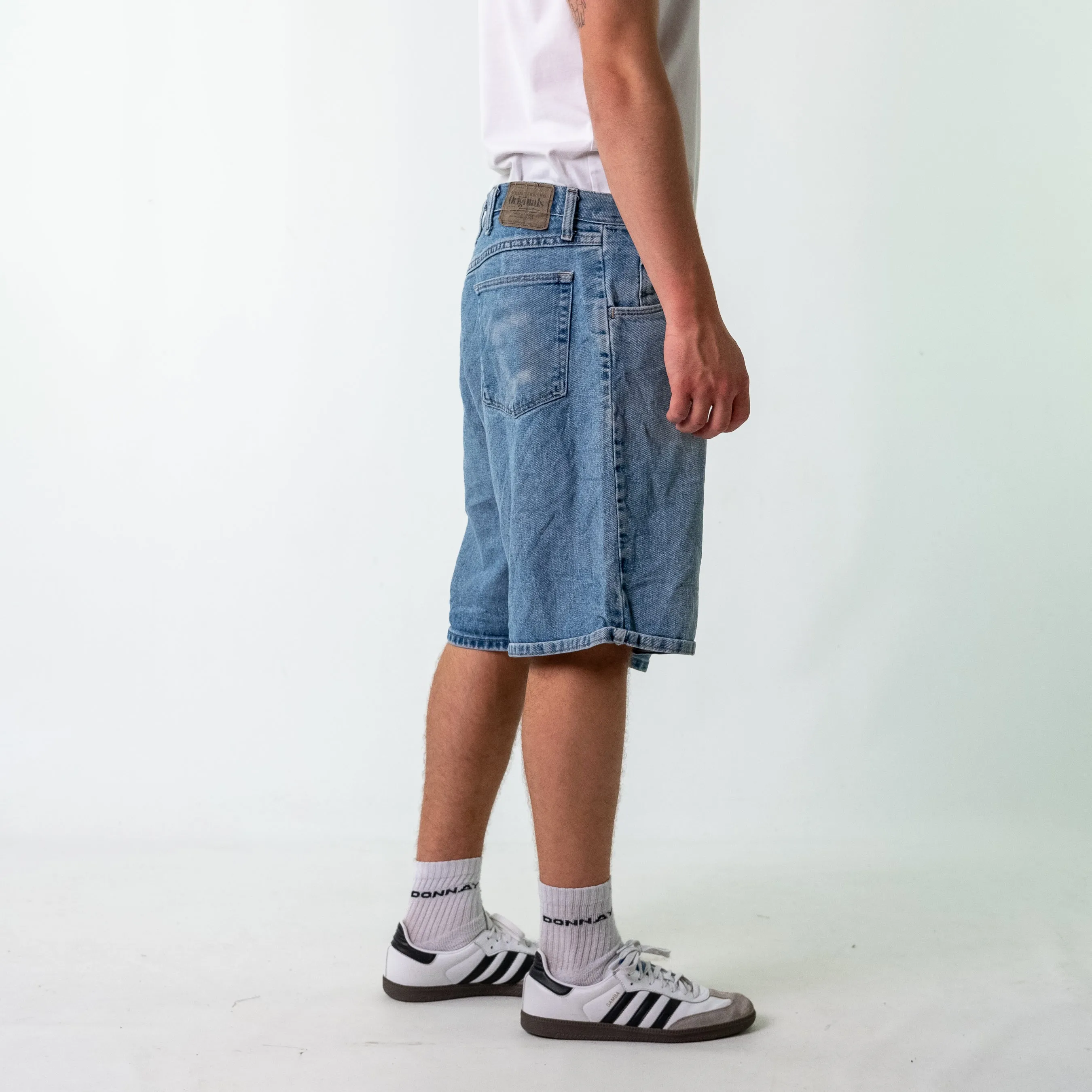 Light Blue 90s Wrangler Denim Jorts Shorts (38)