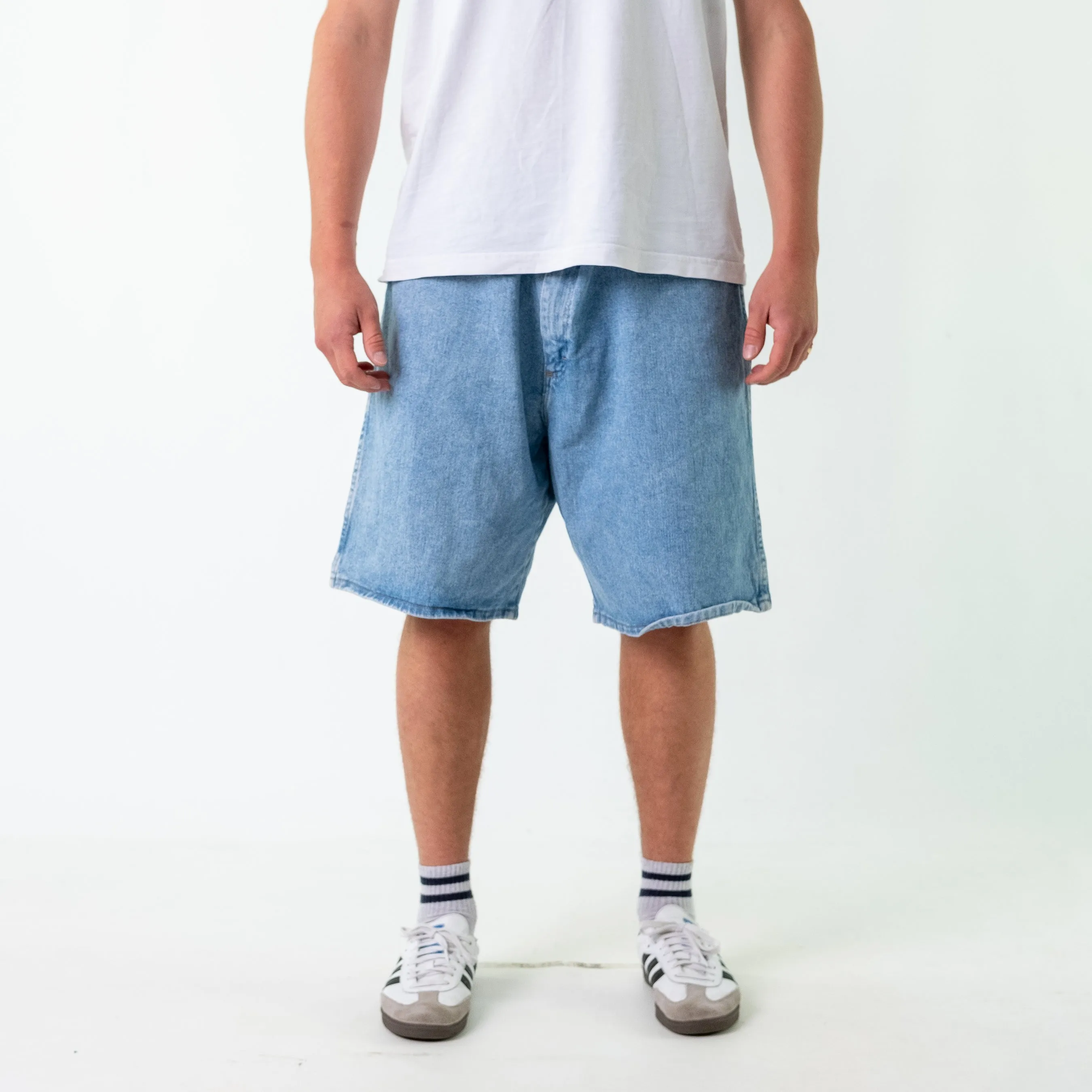 Light Blue 90s Wrangler Denim Jorts Shorts (40)