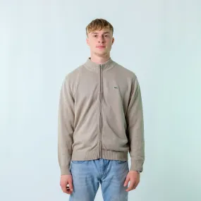 Light Grey y2ks Lacoste Knit Sweatshirt (M)