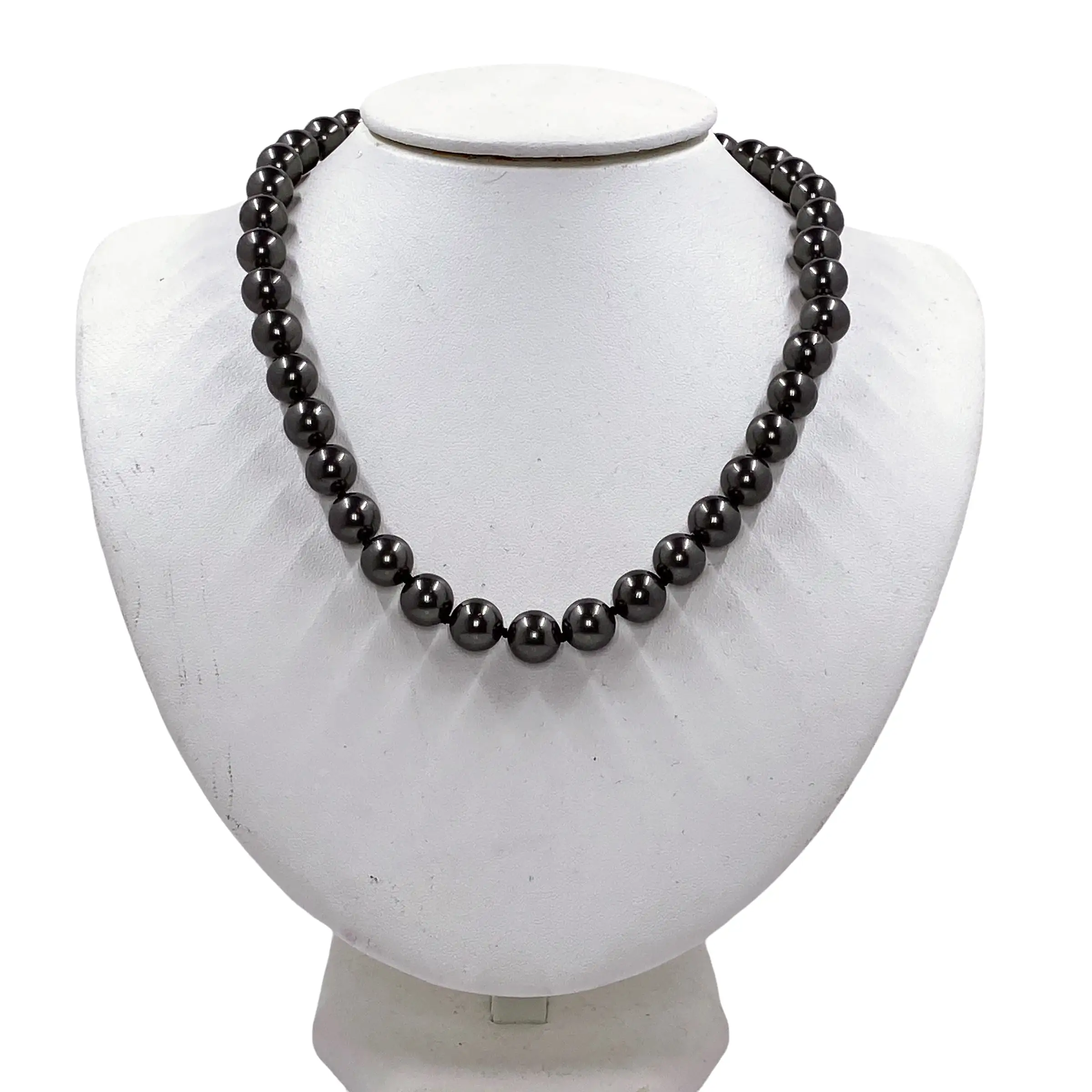 Madam VP Black Pearl Necklace and Earrings