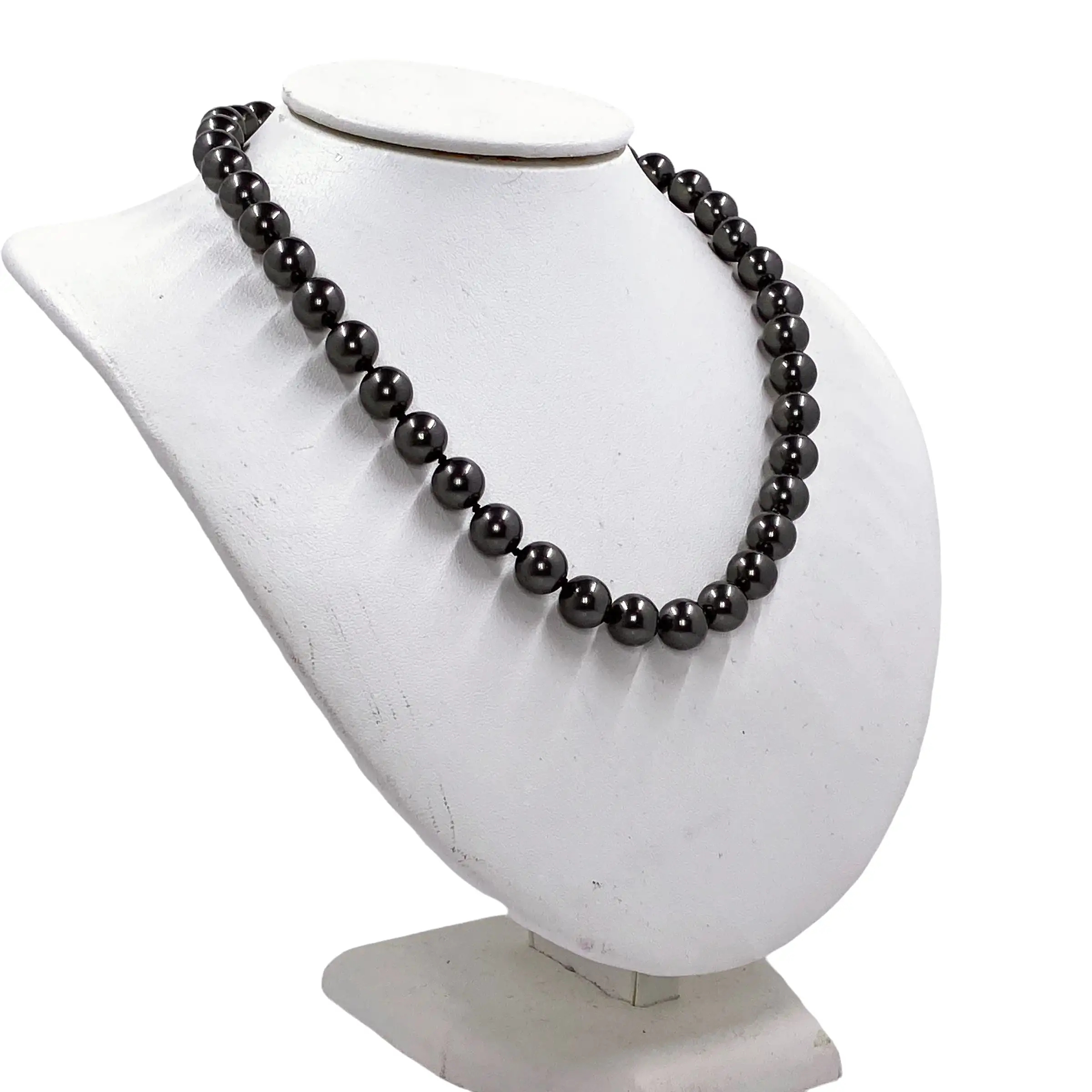 Madam VP Black Pearl Necklace and Earrings