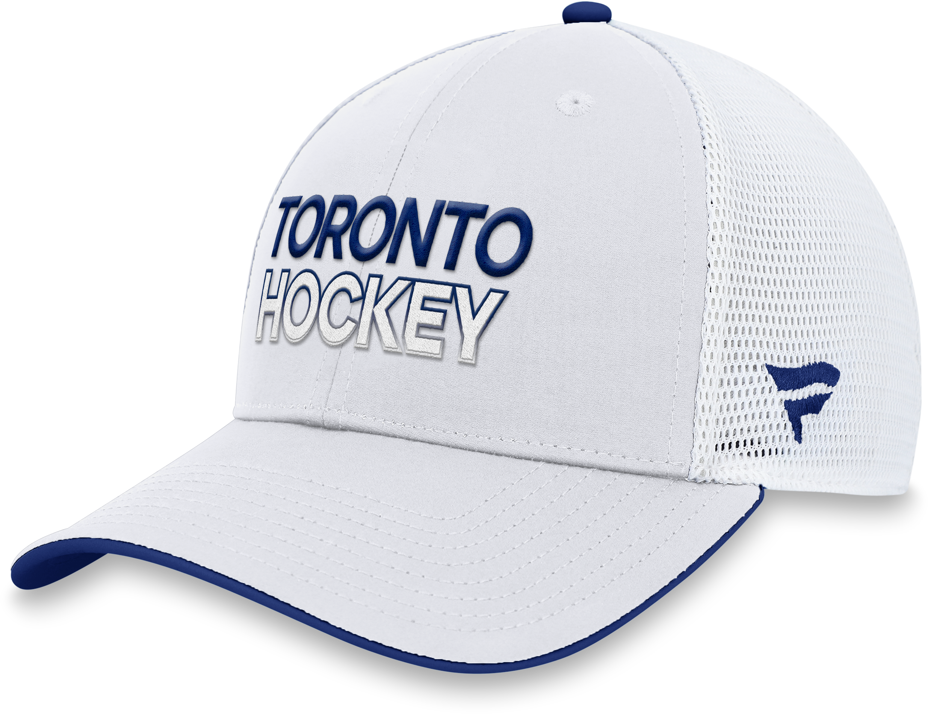 Maple Leafs Fanatics Men's 2023 Authentic Pro Rink Trucker Hat