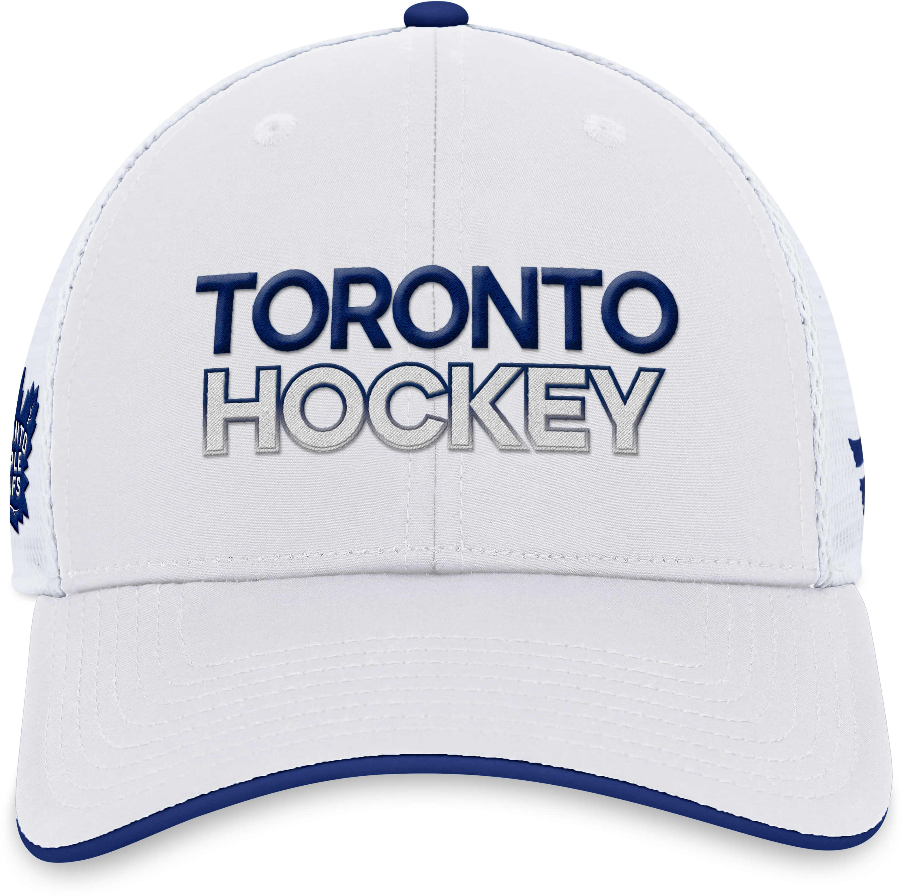 Maple Leafs Fanatics Men's 2023 Authentic Pro Rink Trucker Hat