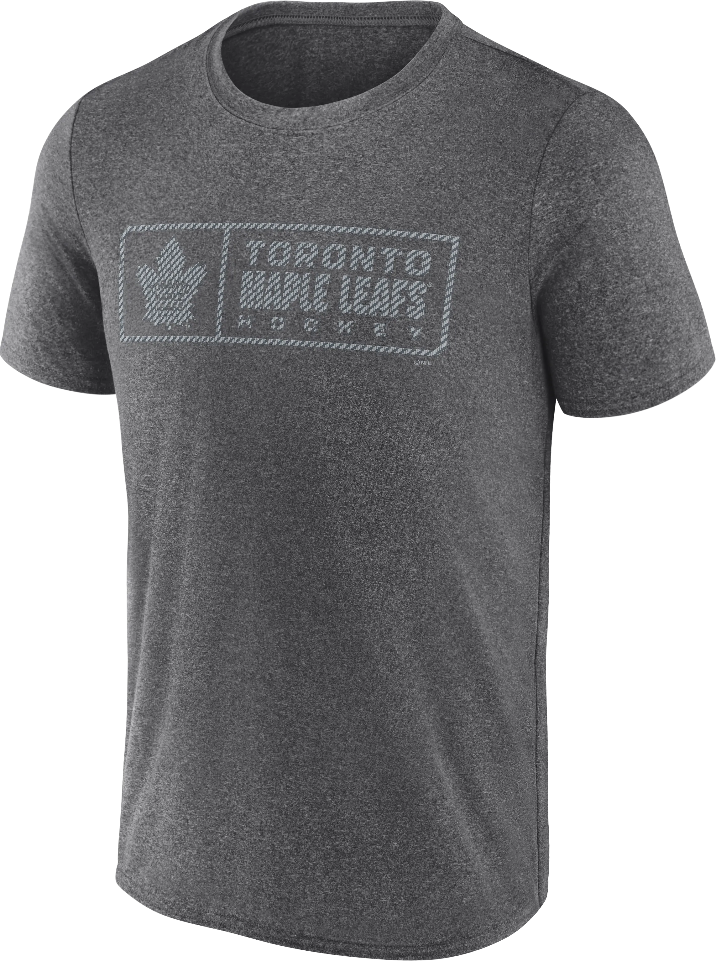 Maple Leafs Fanatics Men's Black Ice Synthetic Tee