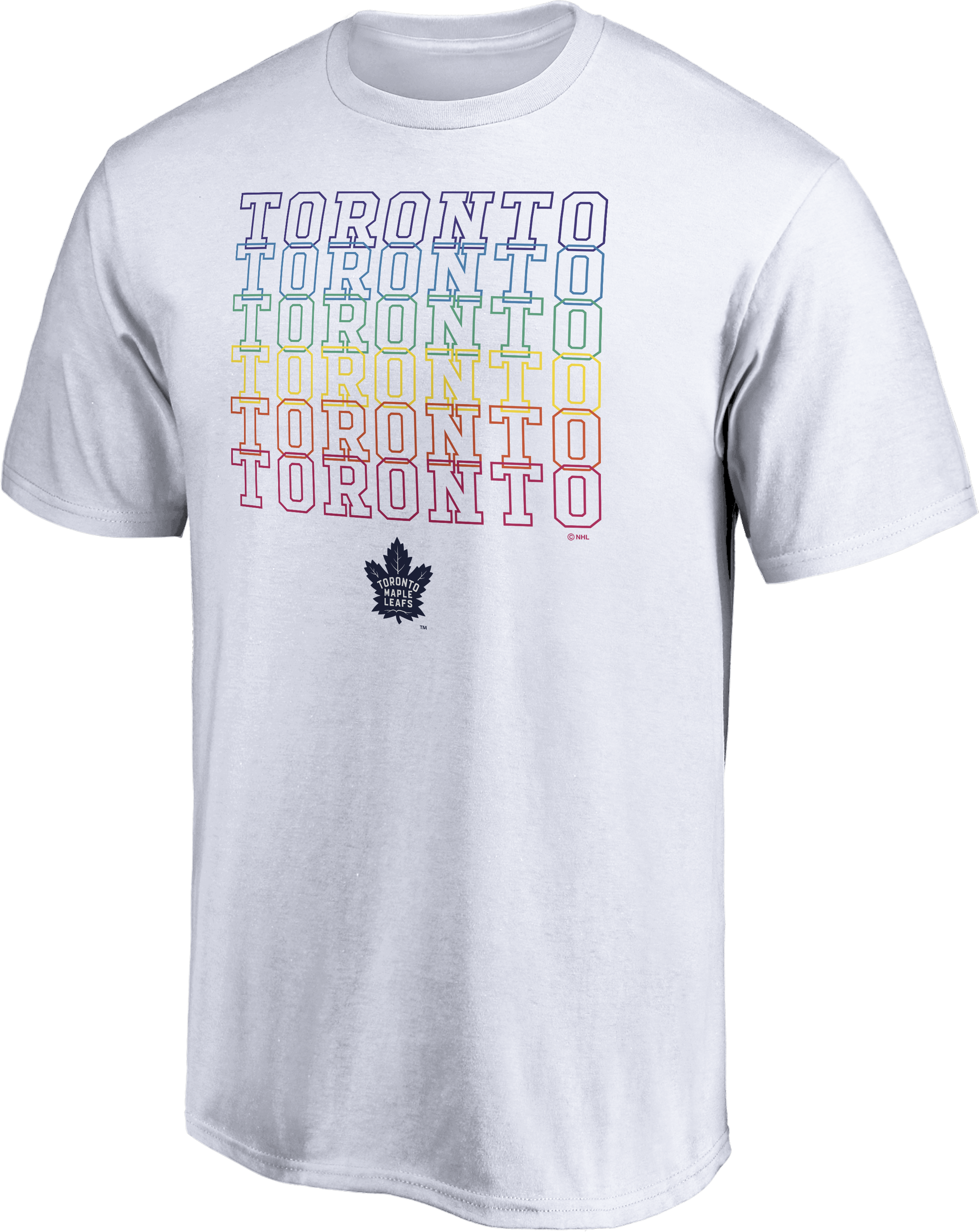 Maple Leafs Fanatics Pride Crew Tee