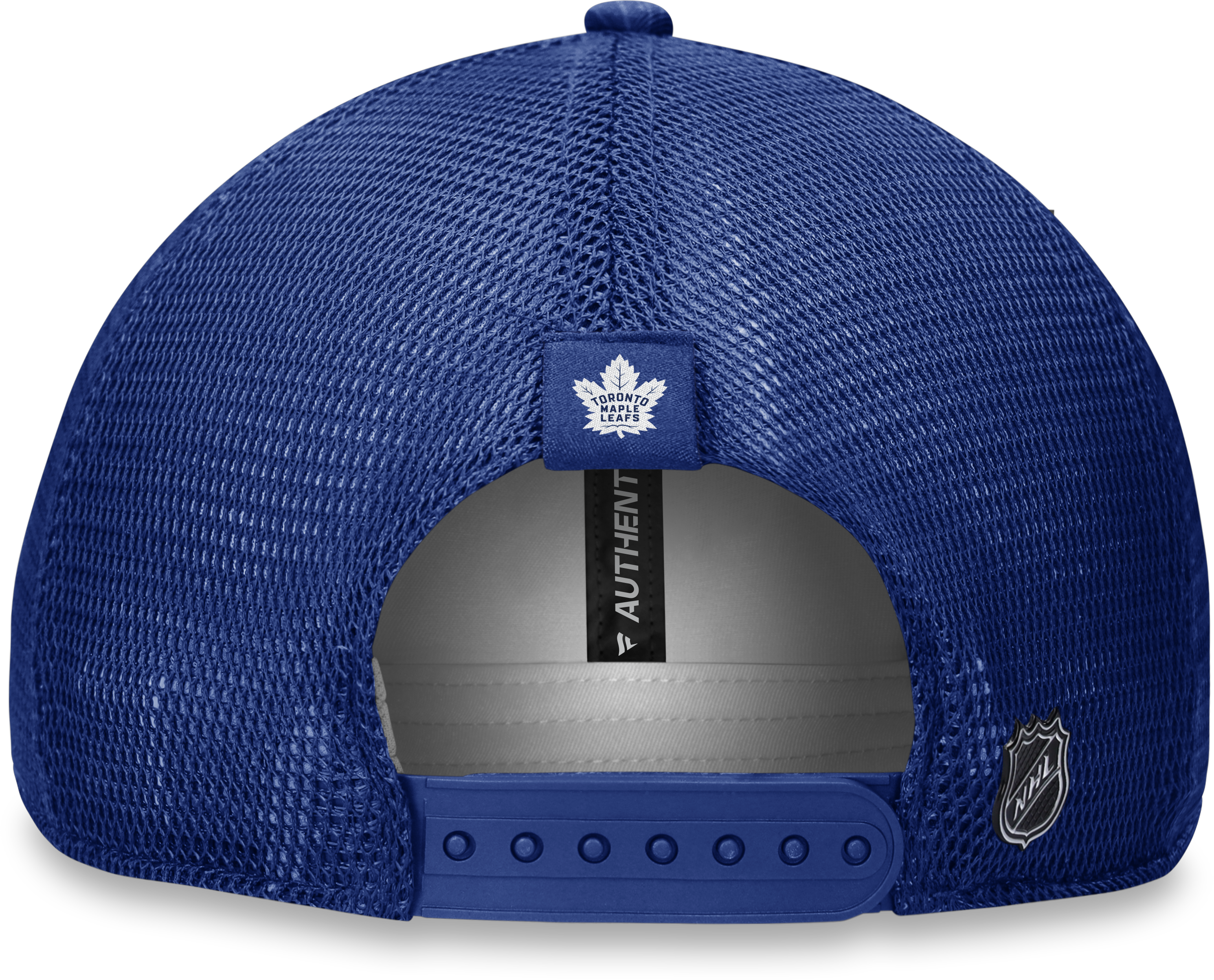 Maple Leafs Fanatics Women's 2023 Authentic Pro Road Structured Trucker Hat