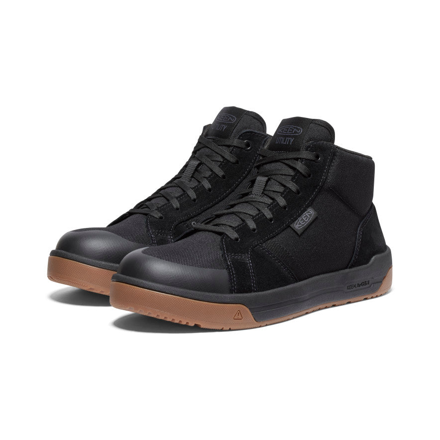 Men's Kenton Mid Work Shoe (Carbon-Fiber Toe)  |  Black/Gum