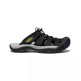 Men's Newport Slide  |  Black/KEEN Yellow