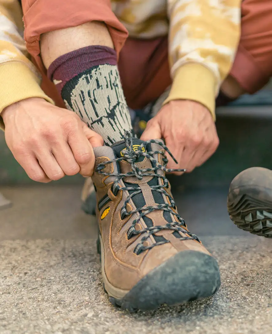 Men's Targhee II Waterproof Mid Wide  |  Canteen/Dark Olive