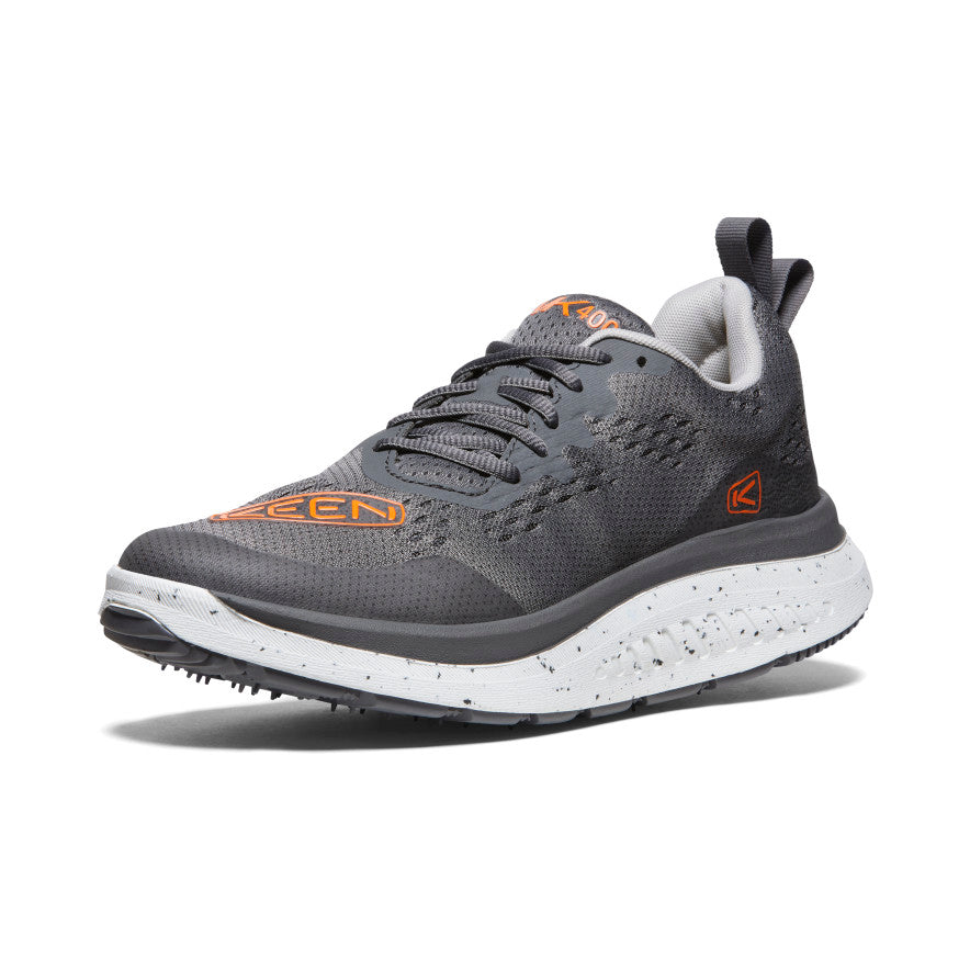 Men's WK400 Walking Shoe  |  Steel Grey/Scarlet Ibis