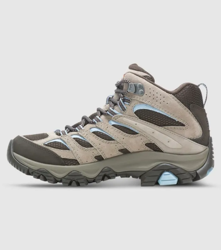 merrell moab 3 mid gore-tex (d wide) womens