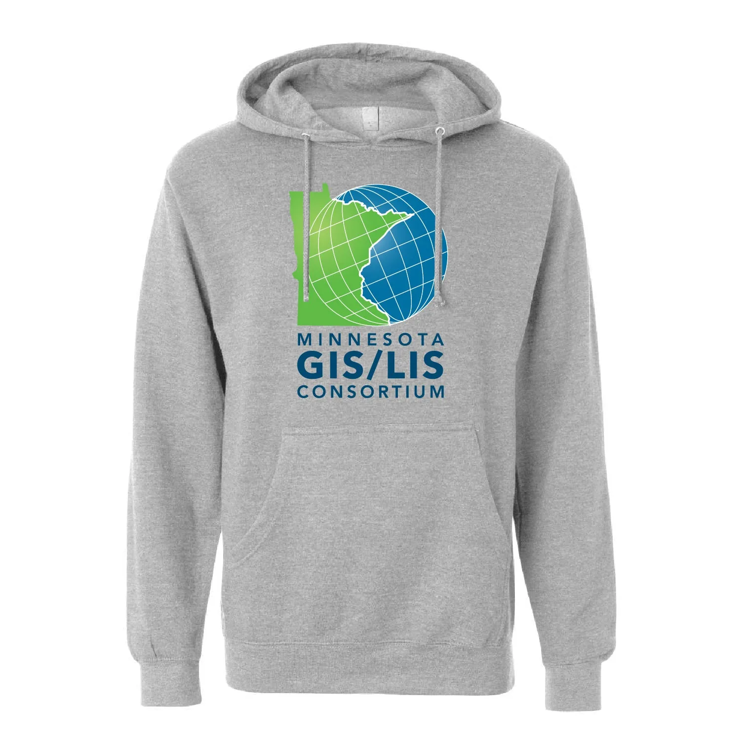 MN GIS/LIS Midweight Hooded Sweatshirt Consortium Logo