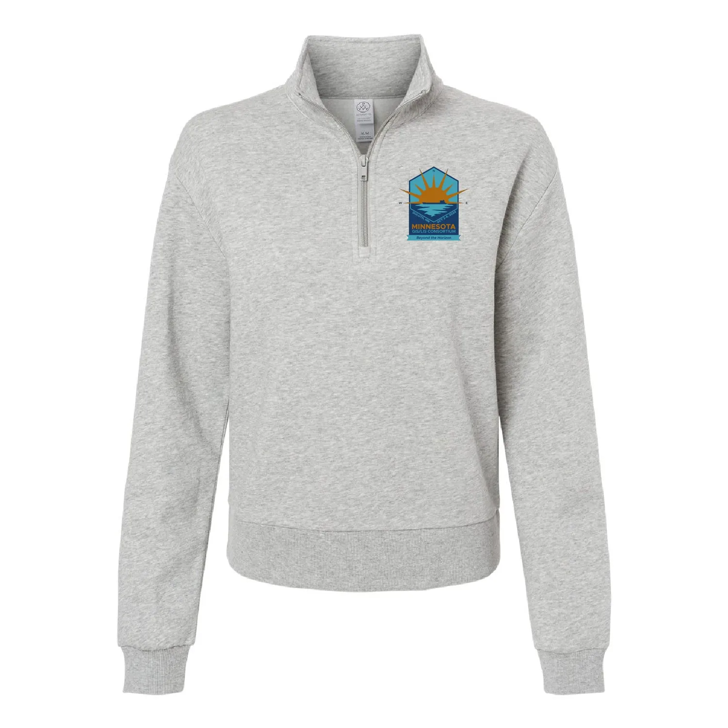 MN GIS/LIS Women's Eco-Cozy Fleece Quarter-Zip Sweatshirt  Conference Logo